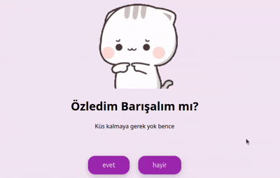 Özür Sitesi Önizleme