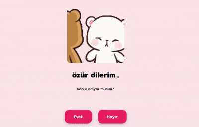 Özür Sitesi Önizleme